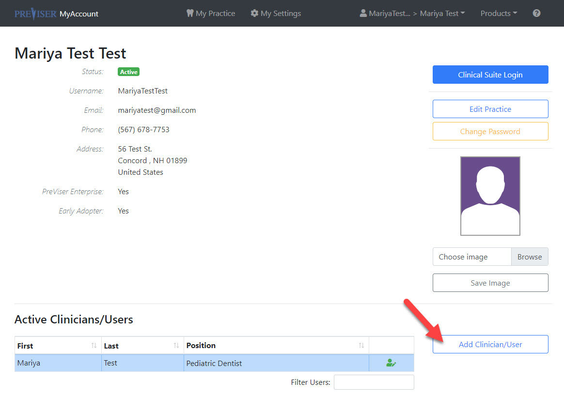 Using the Clinical Suite PreViser Support